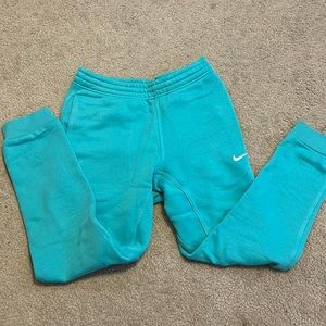 Teal Nike sweatpants
